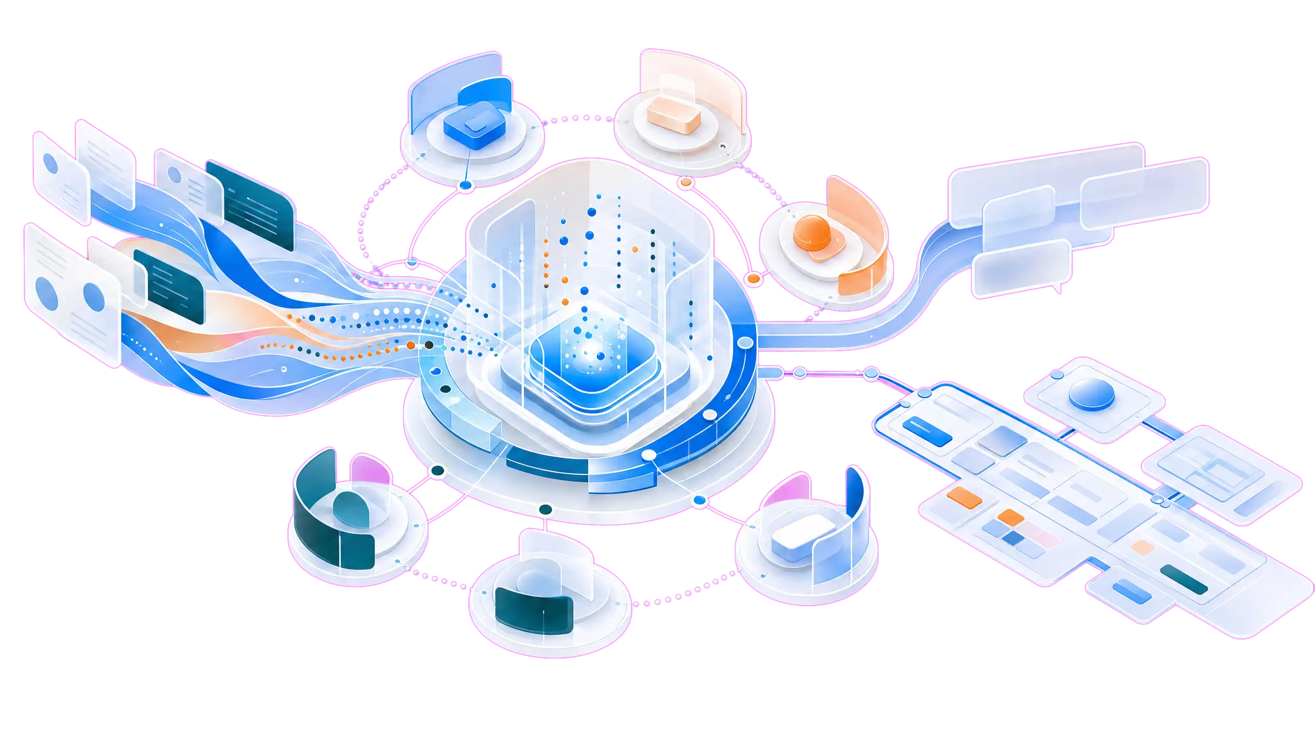 Client intelligence network visualisation